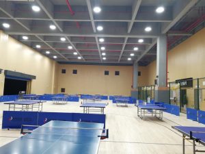 table tennis lighting standards