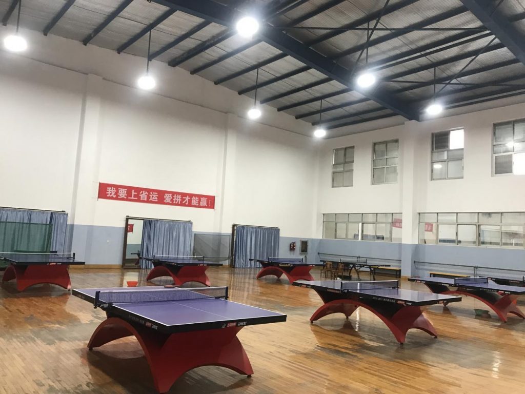 Table Tennis Court Lighting Design - TACHYON Light