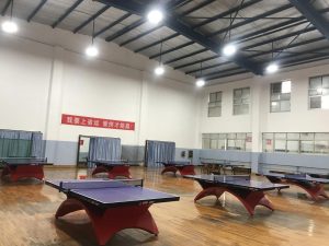 table tennis lighting standards