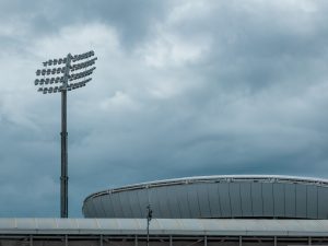 sky and stadium light